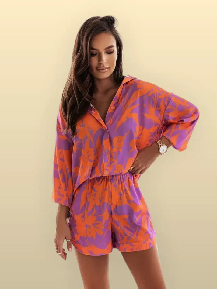 Aurora Casual Shorts Set