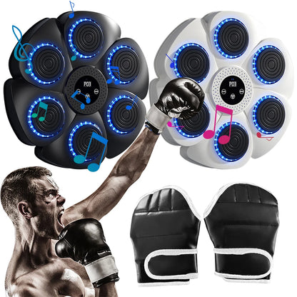 Smart Music Boxing Machine Wall Target LED Lighted Sandbag Relaxing Reaction Training Target For Boxing Sports Agility Reaction